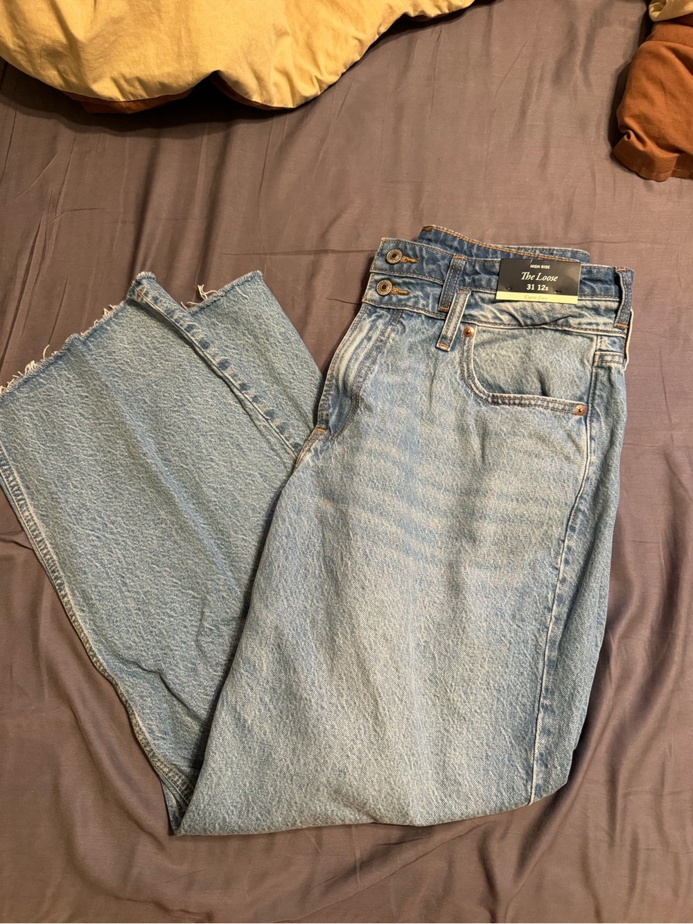 Abercrombie and Fitch loose fit jeans